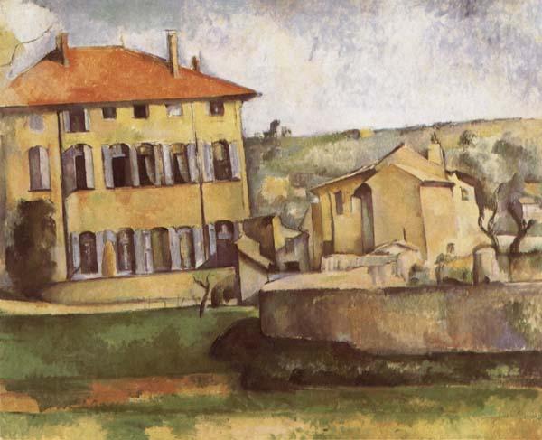 Paul Cezanne Le jas de Bouffan et les communs China oil painting art